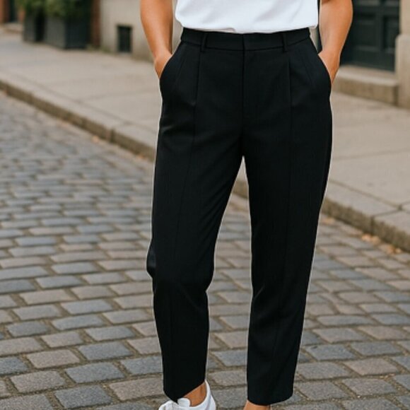 Calvin Klein Pants - Calvin Klein Women's 14 (37x32) Classic Fit Stretch Dress Pants Mid Rise Black